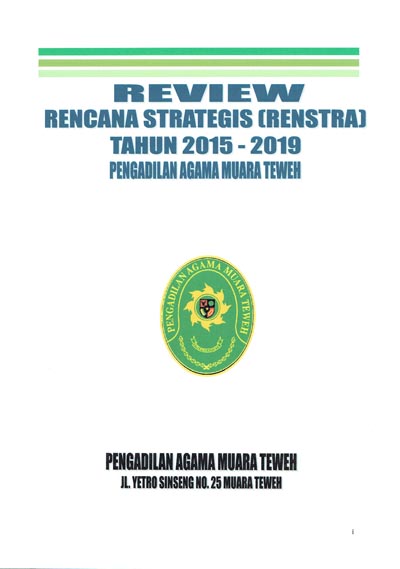 Sampul Riview RENSTRA 2015 2019 Tahun 201701